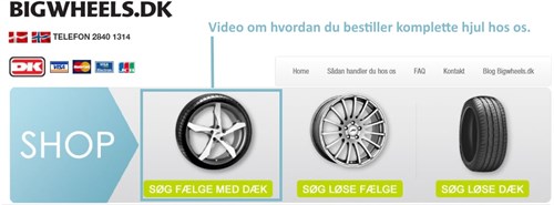 Video om hvordan man bestiller hjul på BIGWHEELS.DK