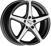 XTREME X60 MATT BLACK - POLISHED Alufælge