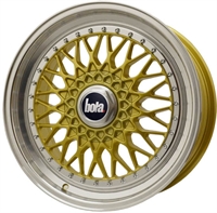 TX09 GOLD - STAINLESS LIP  Alufælge