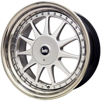 TX304 SILVER - STAINLESS LIP  Alufælge