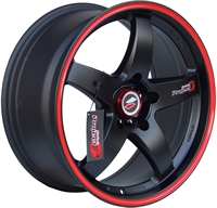 D1R MB RED PINSTRIPE  Alufælge