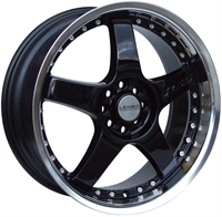 RS5 BLACK POL LIP  Alufælge