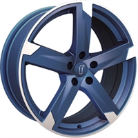 01RZ RACING BLUE MATT POLISHED  Alufælge