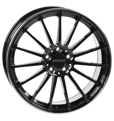 MONACO MC1 BLACK POLISHED LIP 8,5x20