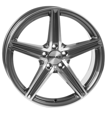 MONACO MC3 ANTHRACITE POLISHED 8,5x19