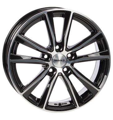 MONACO MC6 BLACK POLISHED 7,5x17