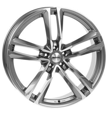 MONACO MC7 ANTHRACITE POLISHED 10x22