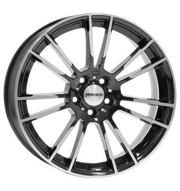 MONACO MC8 BLACK GLOSSY POLISHED 8,5x19