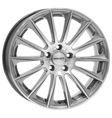 MONACO MC9 ANTHRACITE POLISHED 8x18