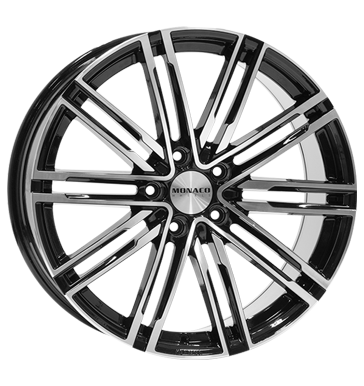 MONACO GP7 BLACK GLOSSY POLISHED 10,5x20