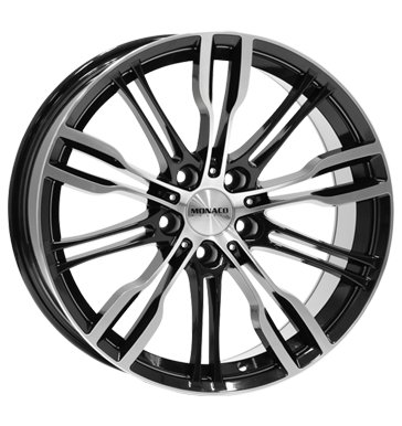 MONACO GP8 BLACK GLOSSY POLISHED 9x19