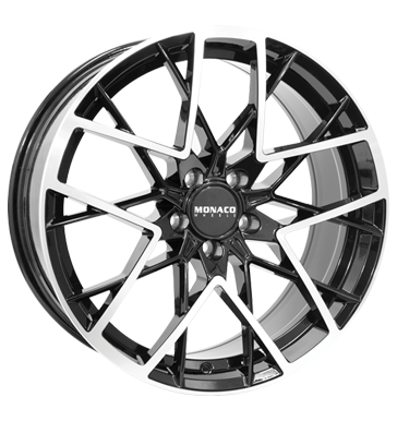 MONACO GP9 BLACK GLOSSY POLISHED 8,5x19