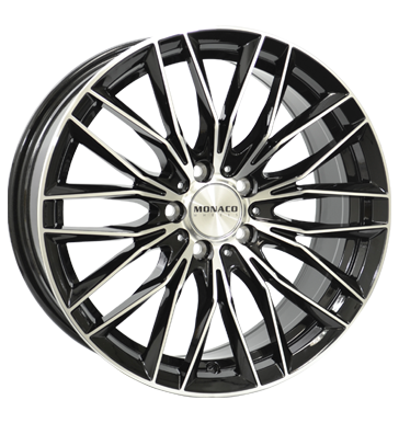 MONACO GP2 BLACK POLISHED 8,5x20