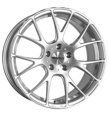 MONACO MIRABEAU SILVER POLISHED 8x18