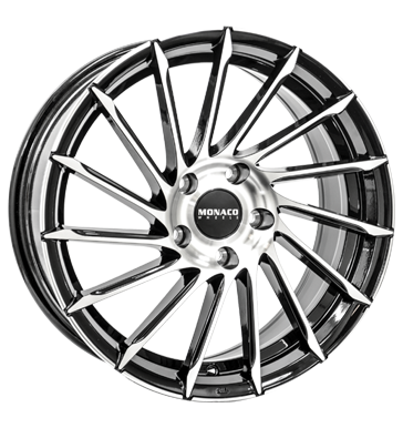 MONACO TURBINE BLACK POLISHED 8,5x19