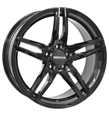 MONACO GP1 GLOSS BLACK 7,5x17