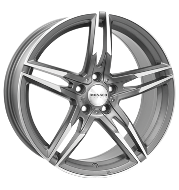 MONACO GP1 ANTHRACITE MATT POLISHED 8x18