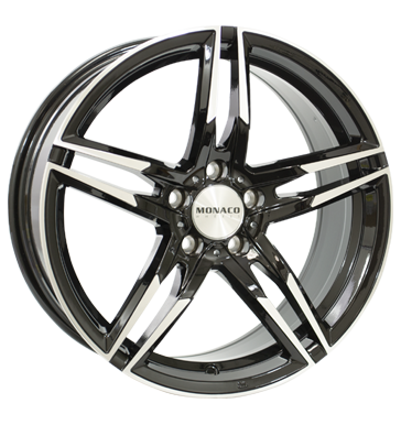 MONACO GP1 BLACK POLISHED 8x19