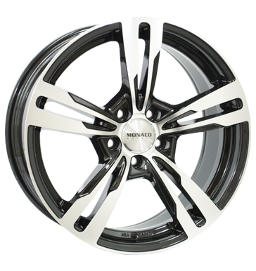 MONACO GP4 BLACK POLISHED 8x18