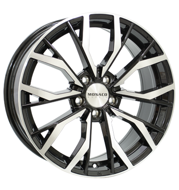 MONACO GP5 BLACK POLISHED 8x18