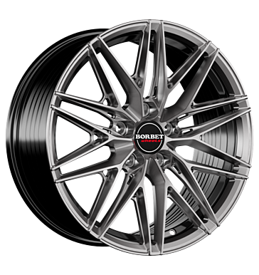 BORBET FB1 HYPER BLACK SILVER 8x18