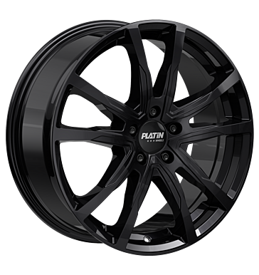 PLATIN P124 BLACK GLOSSY 6,5x17