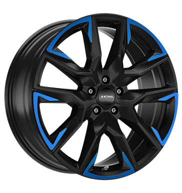 RONAL R71 JETBLACK MATT BLUE TINTED MATT 9,5x21